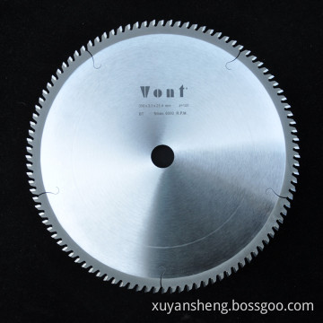 Aluminum profile saw blade